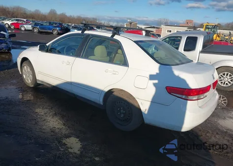 2003 Honda Accord 2.4 Lx z USA, uszkodzony, nr VIN 1HGCM56313A061101